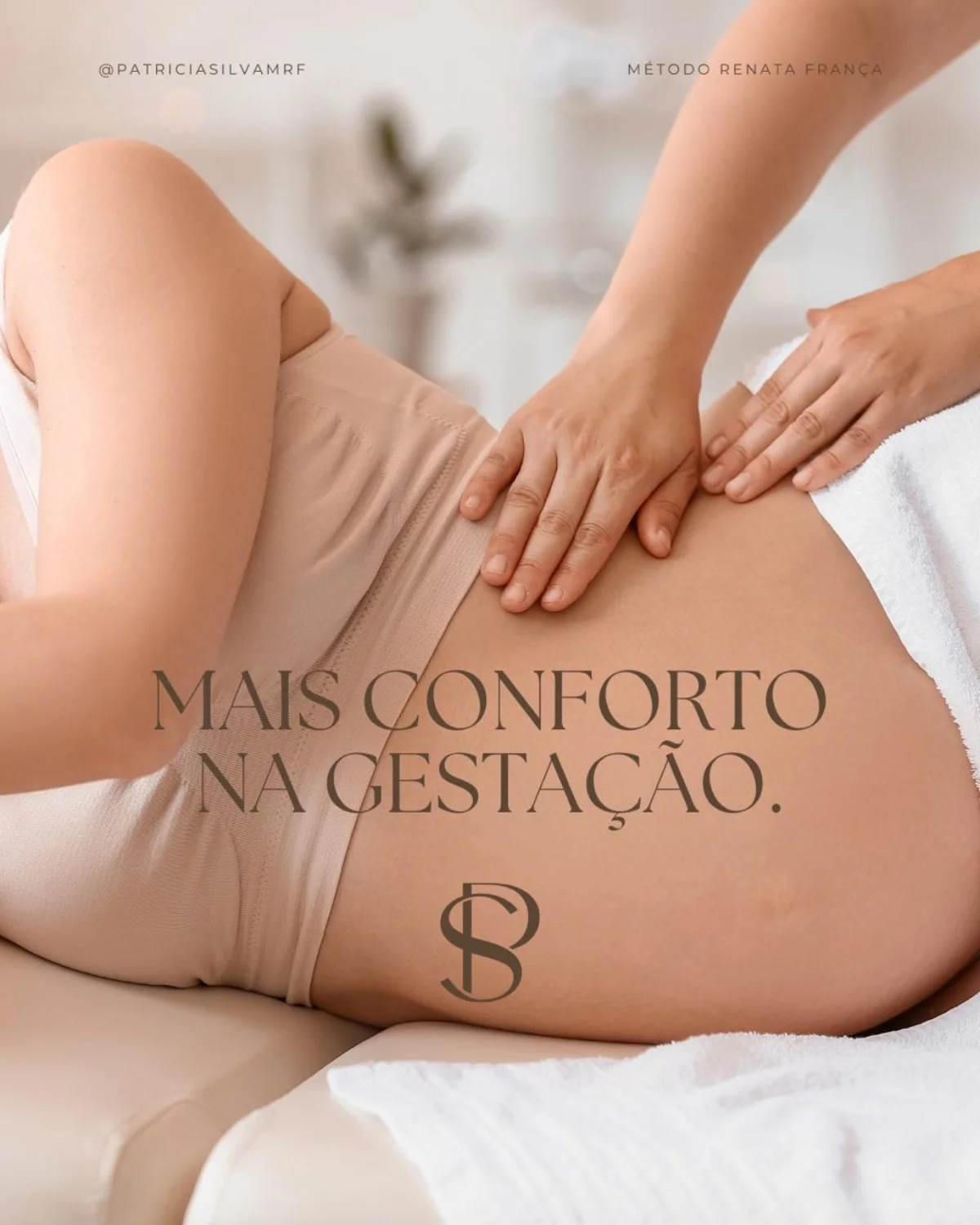 Mais conforto na gestação! 🤰 Drenagem linfática para gestantes com todo cuidado e carinho que esse momento merece. #ges